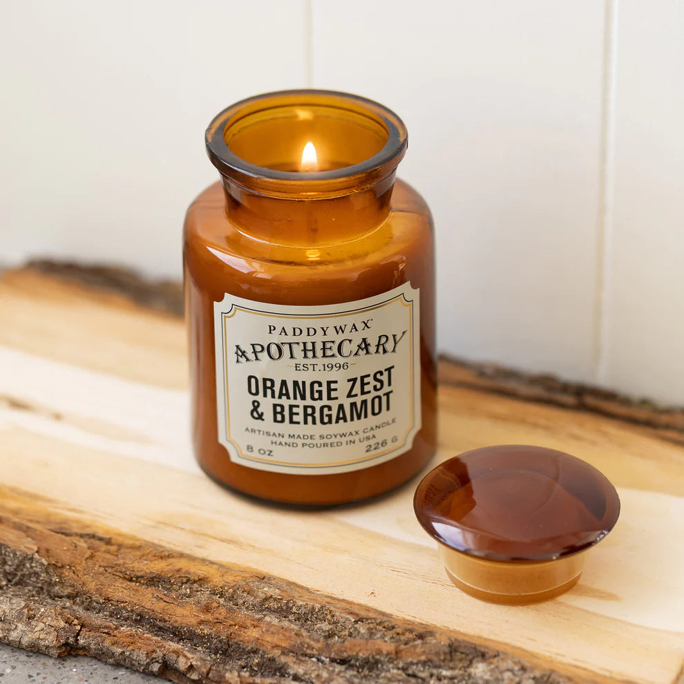 Apothecary candle - Orange Zest + Bergamot