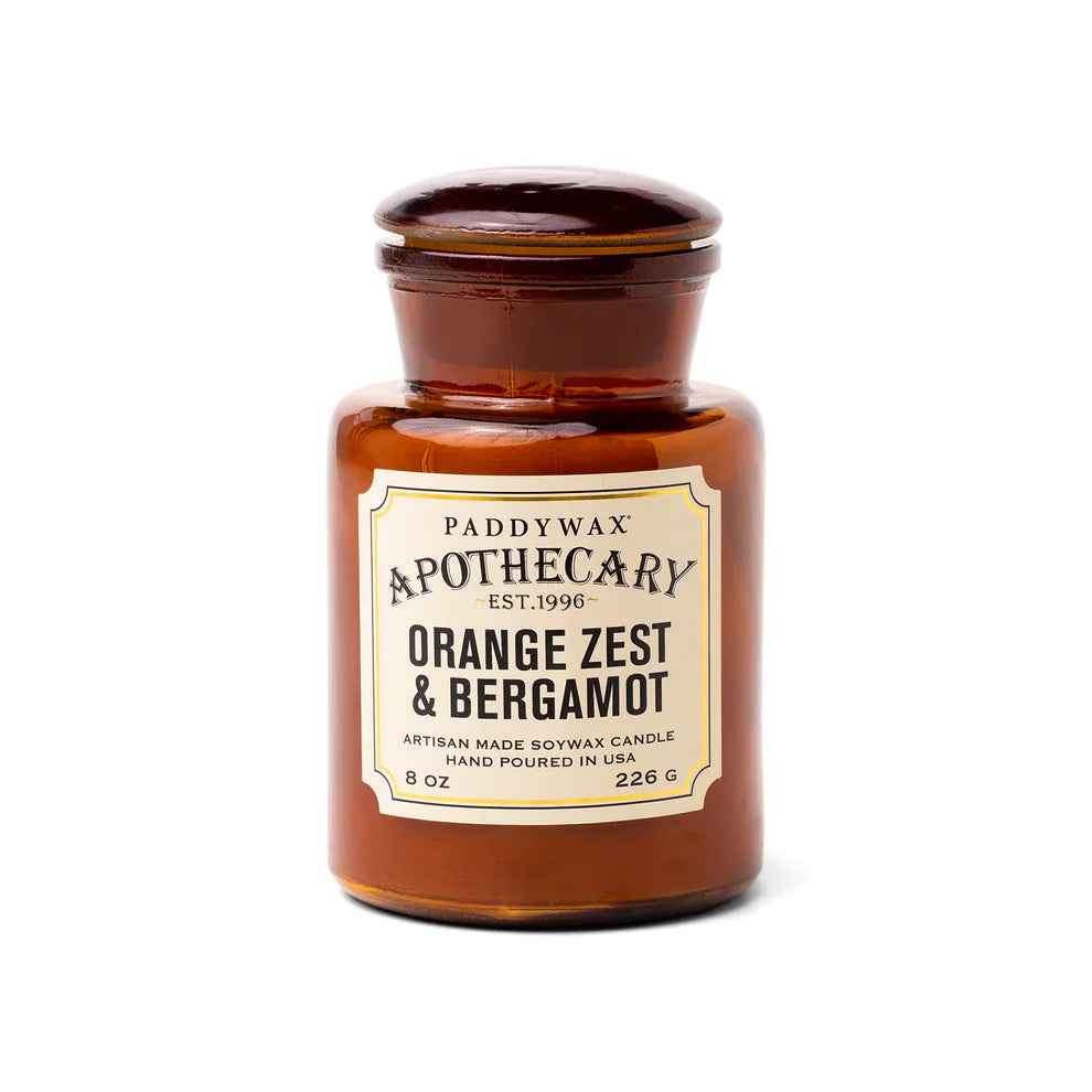 Apothecary candle - Orange Zest + Bergamot