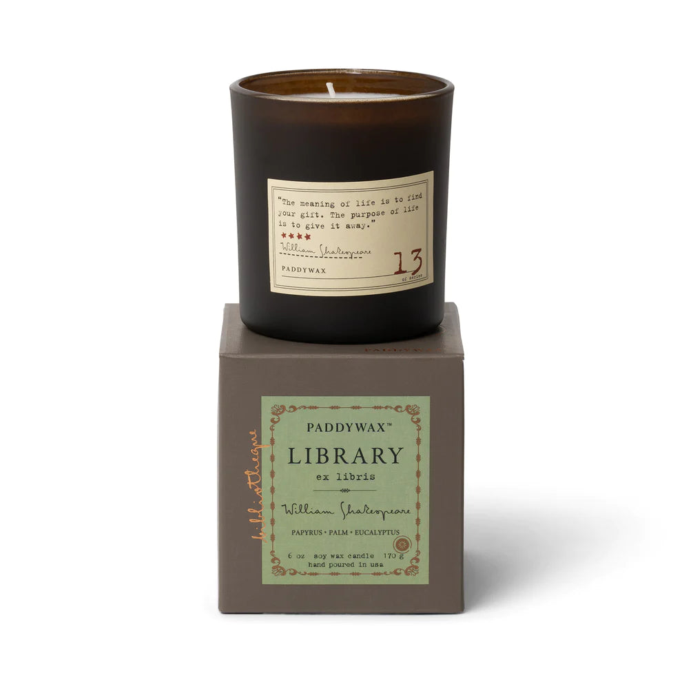 Library candle - William Shakespeare #13