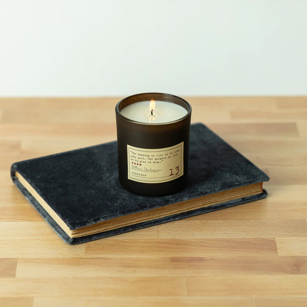 Library candle - William Shakespeare #13