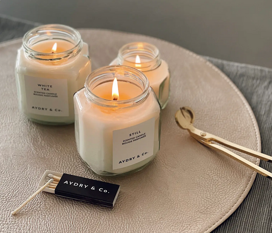 Aydry & Co Vintage Rose Jar Candle - Large