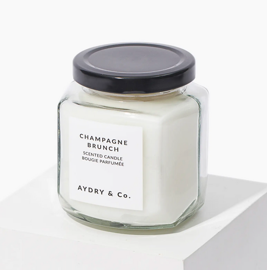 Aydry & Co Champagne Brunch Jar Candle - Large