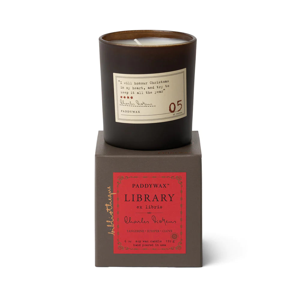 Library candle - Charles Dickens #5
