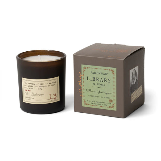 Library candle - William Shakespeare  #13